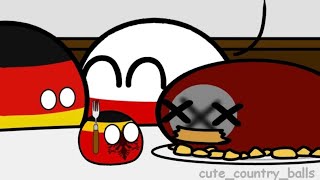 Germany Was NOT Ready for Dinner ||#countryballs voice dubbed||