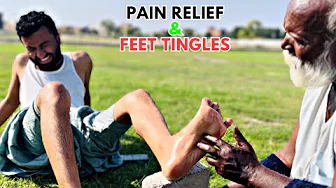 ASMR FEET & LEG CARE MASSAGE MEN FOR TINGLE & PAIN RELIEF || ASMR FOOT REFLEXOLOGY || LEG MASSAGE