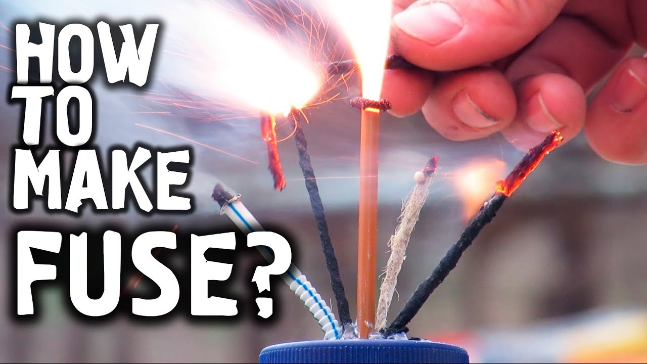 How to make a firework fuse - Quora