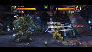 King Groot (buffed) vs ROL Wolverine ¦¦ MCOC