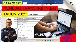 Cara Mudah Membuat Transkrip Nilai Ijazah Kelas 6 Tahun 2025 Cara Mudah Membuat Transkrip Nilai Ijazah Kelas 6 Tahun 2025
