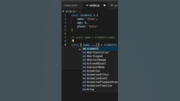 Destructuring | JavaScript | Object | Array | #javascript #coding #malayalam  #programming
