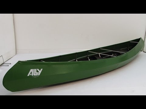 Bergans ALLY canoe build: Foldable canoe - YouTube