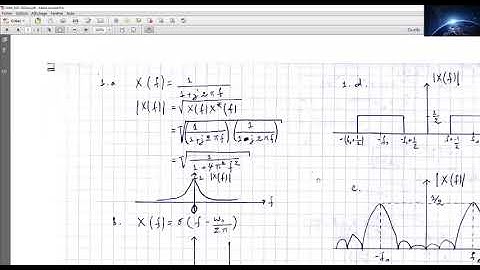 Exercice Corrigé N°01: Transformée de Fourier