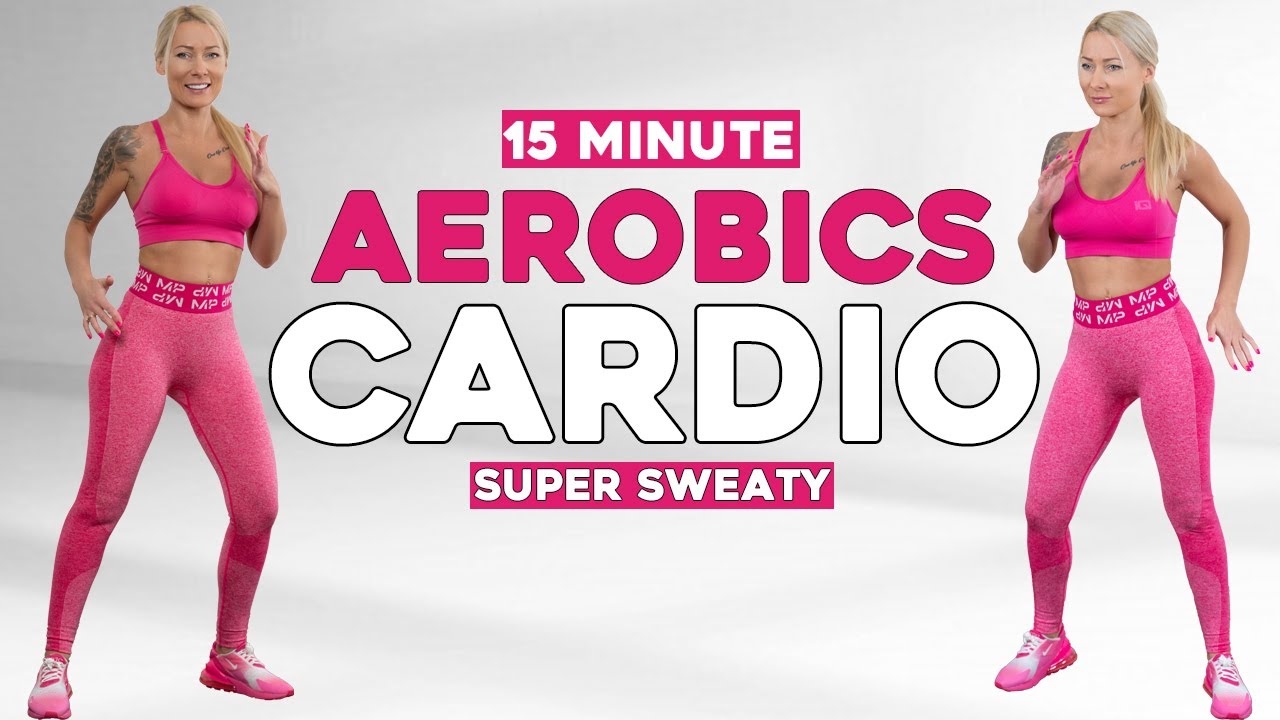 15 Min Cardio Aerobics Workout All Standing Low Impact No Squats Move ...