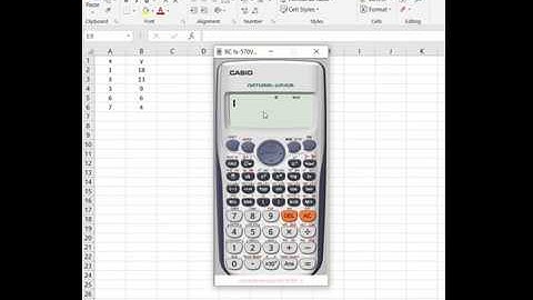 How to solve for the linear correlation coefficient using a 570/991ES calculator
