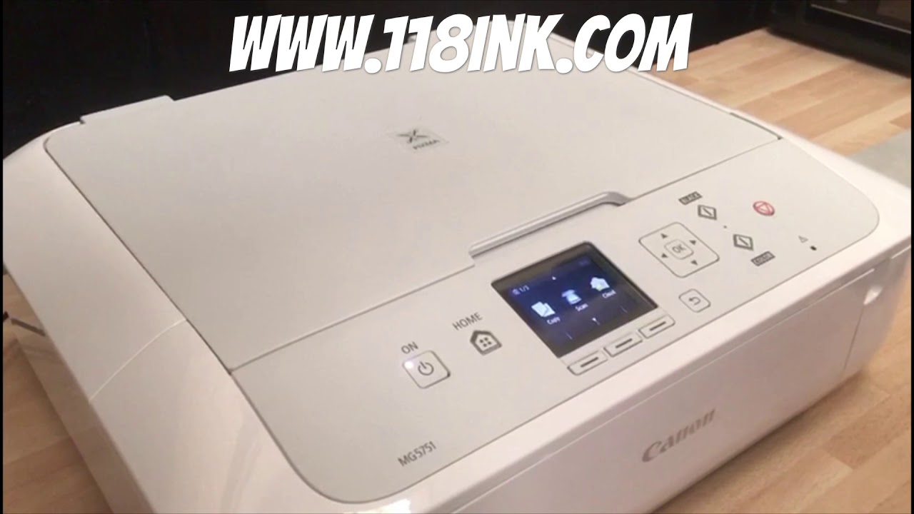 Canon Pixma MG5750/MG5751: How to Replace/Change Ink Cartridges 