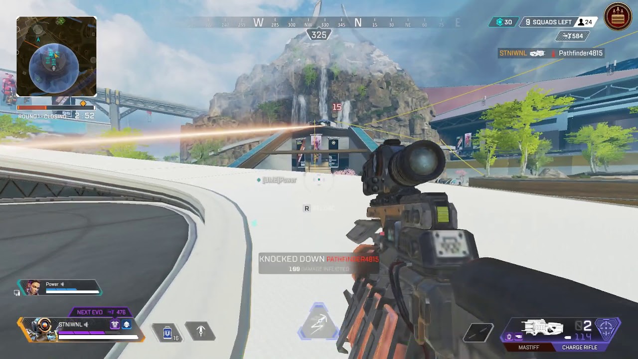 hitscan player abuses charge rifle