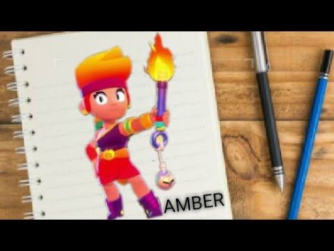 Amber çizimi, Amber drawing (Brawl Stars)