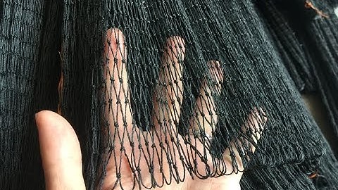 how to do the heat setting for HDPE nettings?