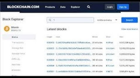 Blockchain Explorer ( Learning Bitcoin Series)