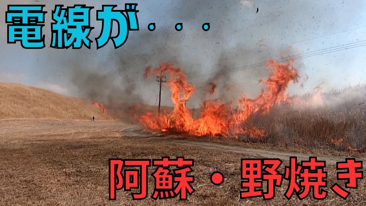 【危険】今年の野焼きは燃えすぎた！