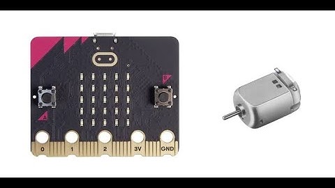 Control a DC motor with Micro:bit