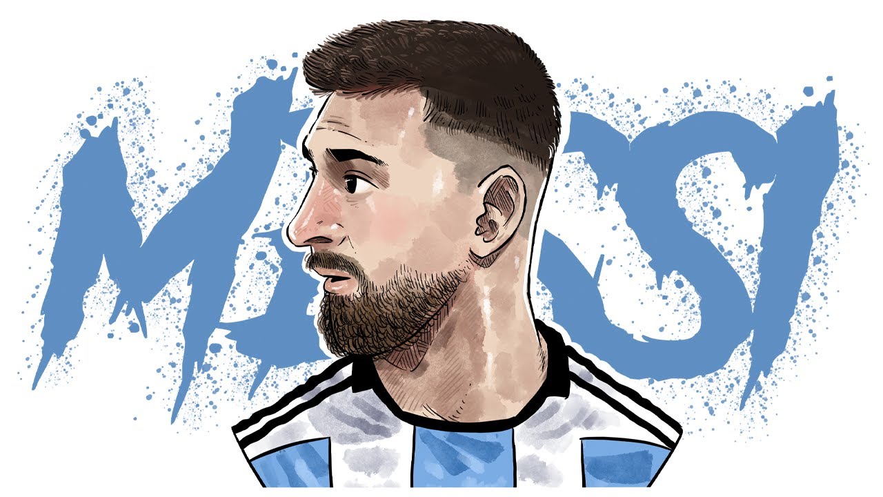 How to Draw LIONEL MESSI | Drawing Tutorial (step by step) - YouTube