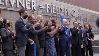Trending@Baruch: Clivner=Field Plaza Dedication