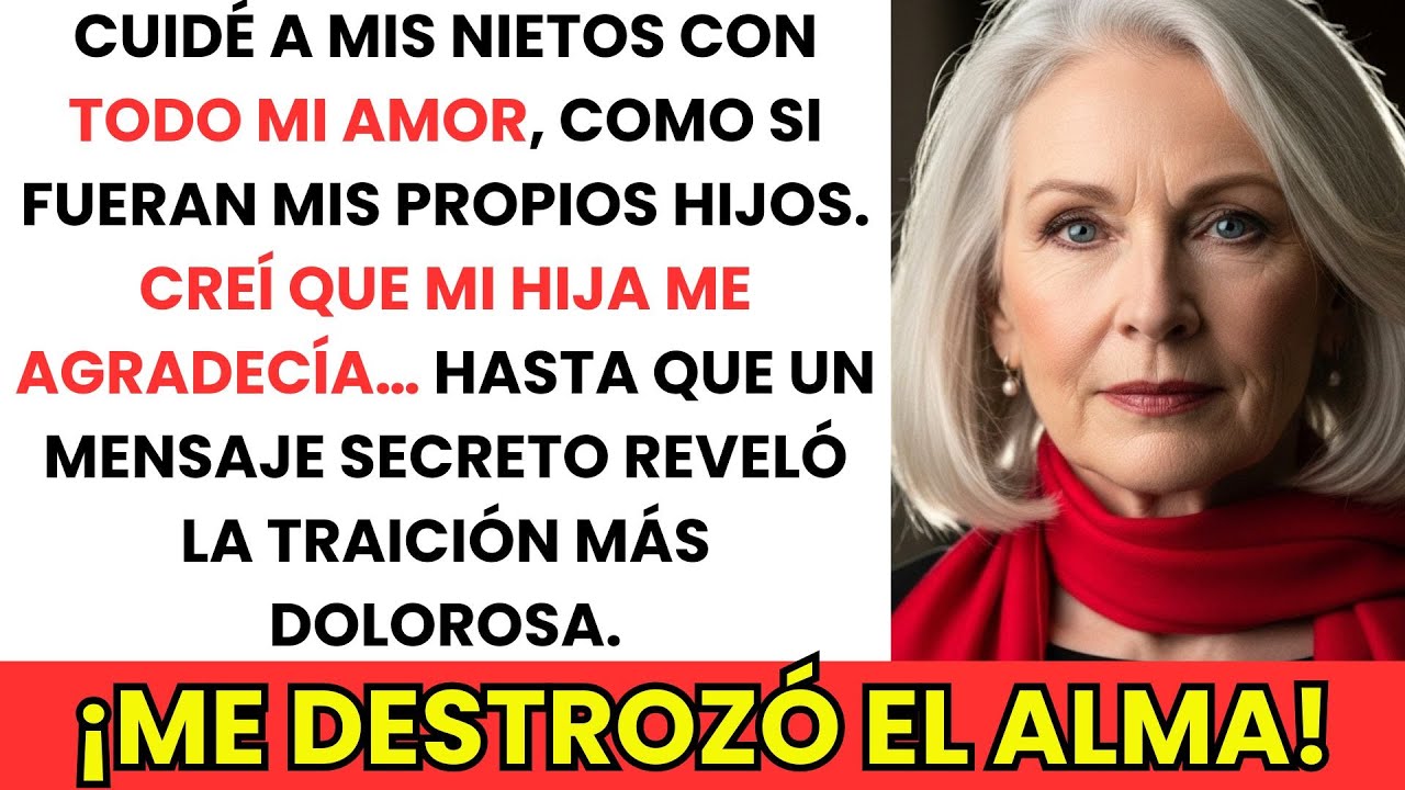 Cuidé a mis nietos como madre… hasta que un mensaje secreto me reveló la traición de mi hija
