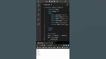 A short overview of Pyscript - Run Python in HTML!