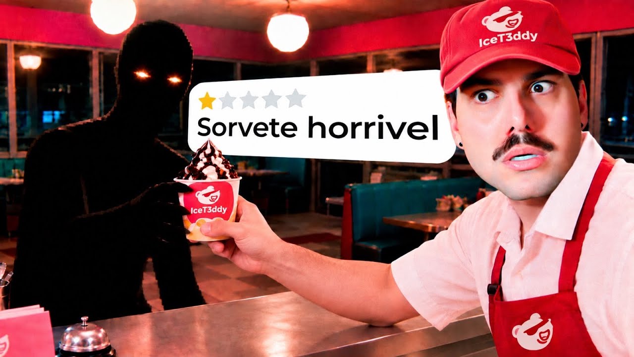 eu trabalho na SORVETERIA COM A PIOR AVALIAÇÃO DO MUNDO
