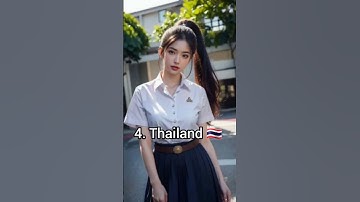 Top 10 school uniform in different countries in the world # 🌎 # shorts