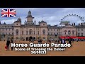 &quot;Horse Guards Parade&quot; Scene of Trooping the Colour on the Queen&#39;s Birthday - Walk Tour 26/05/22