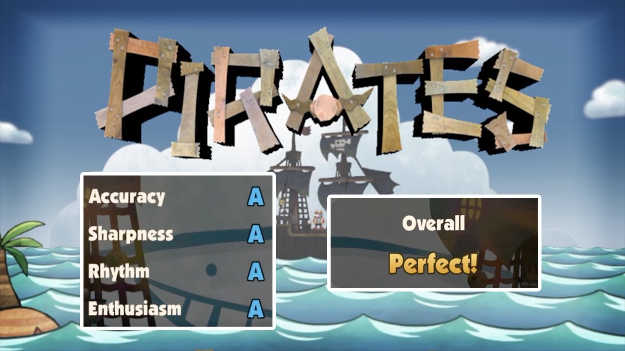 Game & Wario (Wii U) - Pirates All levels PERFECT Rank (DUAL Screen Gameplay) (60fps)
