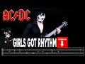 【AC/DC】[ Girls Got Rhythm ] cover by Masuka | LESSON | GUITAR TAB