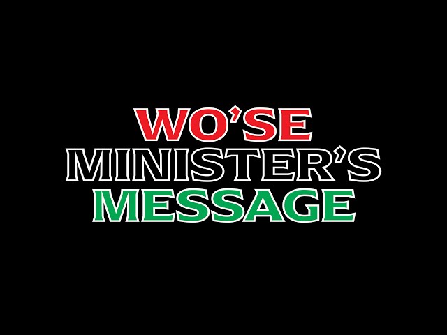 Wo'se Community Church - Minister's Message - Minister Doris Alkebulan