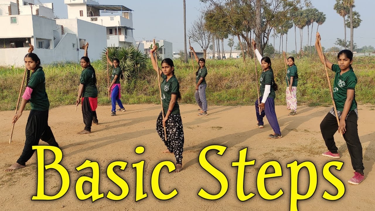 Silambam Easy Basic Steps  7 Lessons  Easy Tutorial  Vajram Silambam