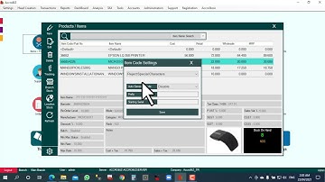 Item Code Auto Generation Settings - AccroBIZ ERP