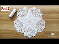 Lace doily crochet tutorial part 2