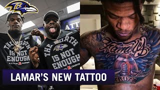 Lamar Jackson Gets New Tattoo, Mark Ingram Gives His Take | Ravens Final Drive