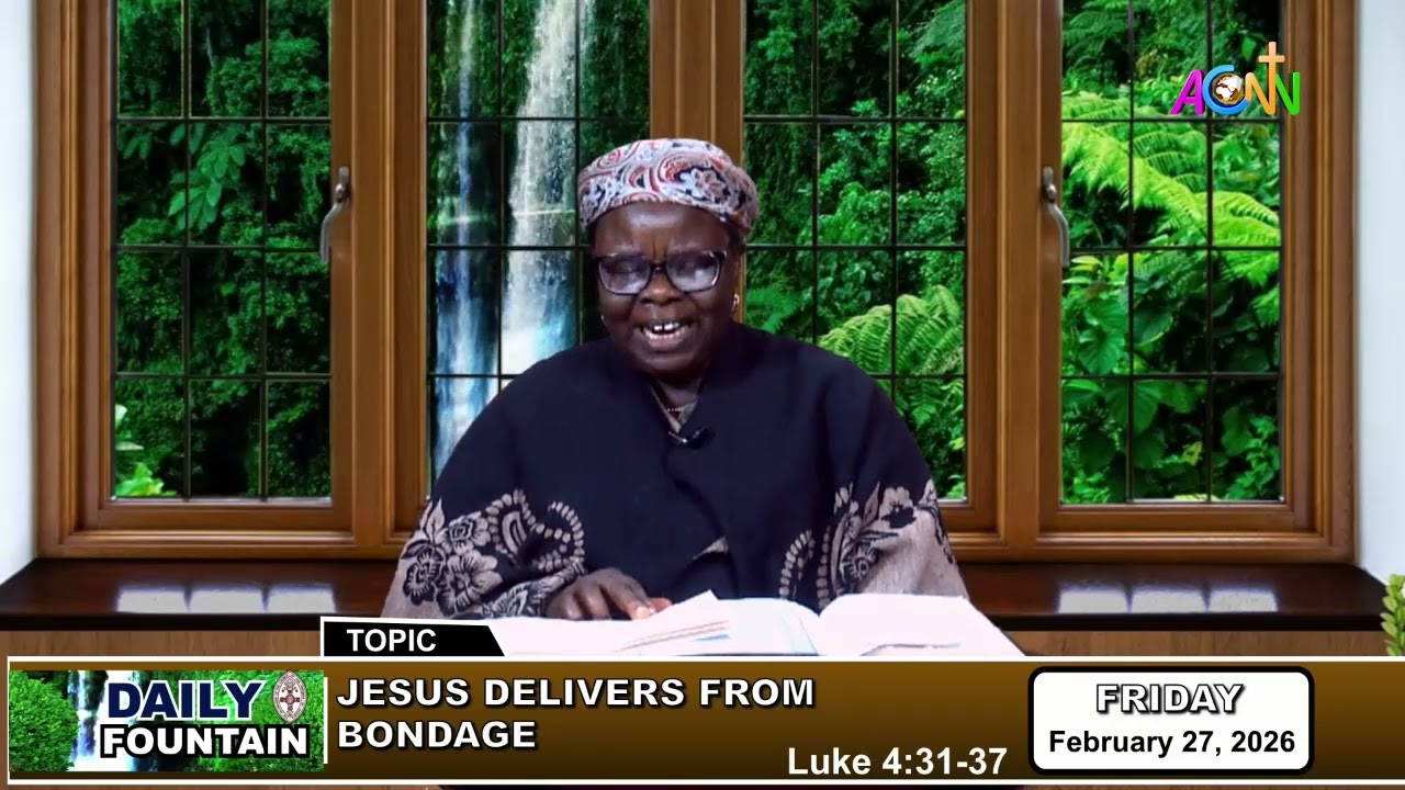 ЕЖЕДНЕВНОЕ МОЛИТВЕННОЕ РАЗМЫШЛЕНИЕ «ФОНТАН» НА 27 ФЕВРАЛЯ 2026 ГОДА - Г-ЖА ОПЕГБЕМИ МОДЖИСОЛА