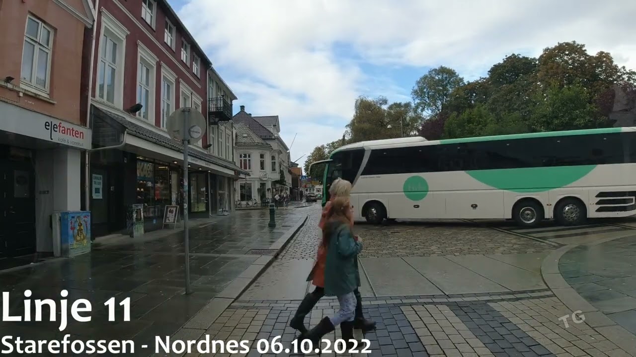 Linje 11 Starefossen - Nordnes redigert