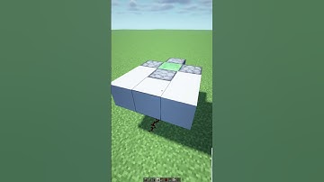 Minecraft: Simple Launch Pad Tutorial #shorts