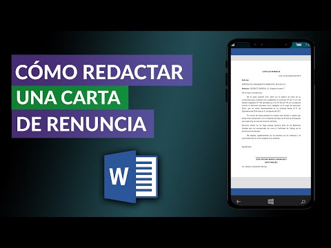 Cómo Hacer o Redactar una CARTA DE RENUNCIA - Paso a Paso