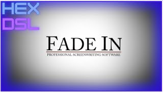 Fade In pro - super cool screen writing software screenshot 1
