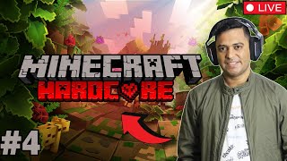 Playing Minecraft Hardcore Challange Live Day 4  #shortsfeed  #shortslive