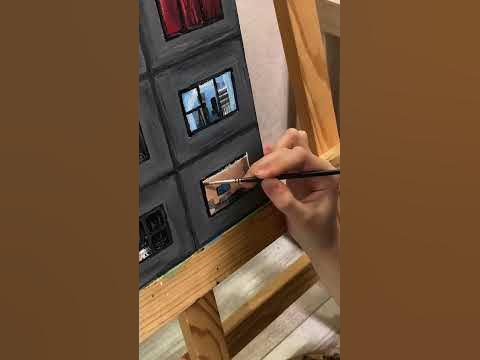 Панельки🏙️ подписывайся, у меня много творчества #художник #живопись # ...