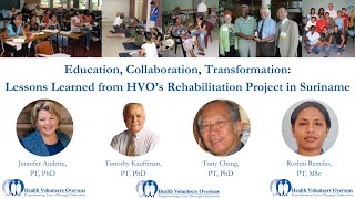 Lessons Learned from HVO’s Rehabilitation Project in Suriname