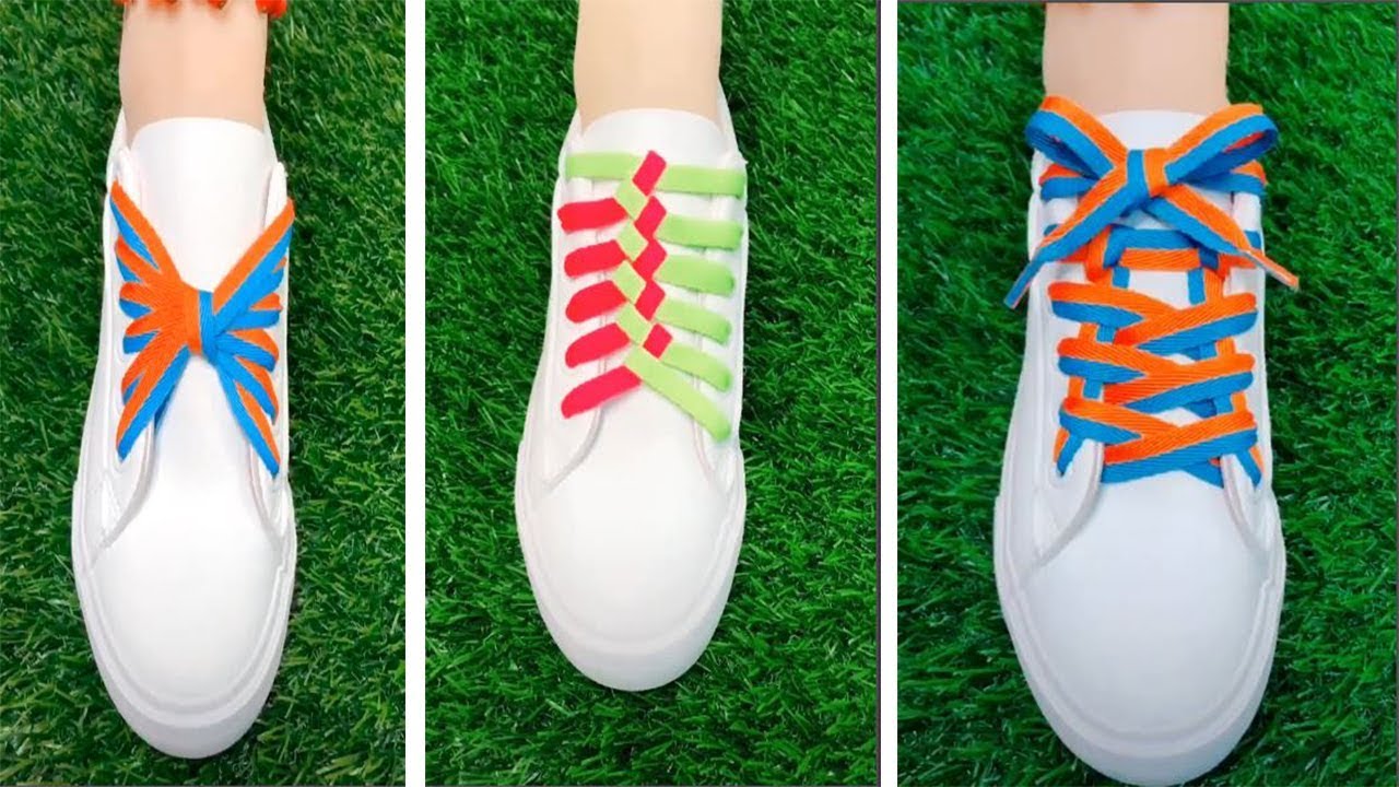 12 Creative WAYS To Tie Your Shoe Laces 2018 | Craft Beauty - YouTube