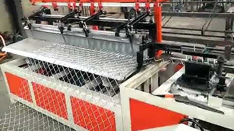 3m width full automatic single wire（1.3mm-4.5mm）chain link fence machine