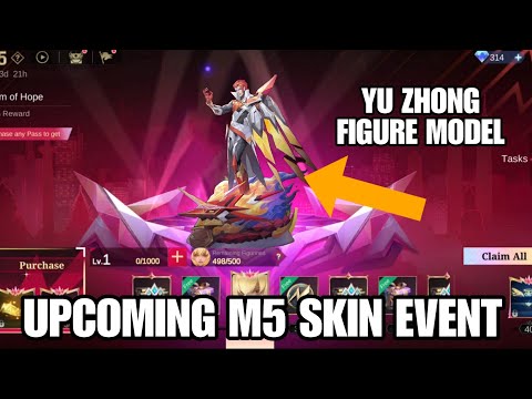 CONFIRMED | Upcoming M5 Skin Event 2023 Yu Zhong M5 Skin | Figure Model Update | MLBB @sofieofficialmobilelegends3304