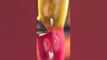 Gummy Worm Cutting With Hot Knife Even Closer and Even Slower