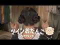 まり子日記 /【ヘアアレンジ】ツインおだんごのヘアアレンジ紹介❤️🐏