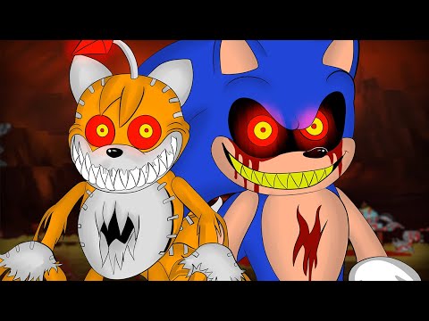 Sonic exe and tails doll dance meme