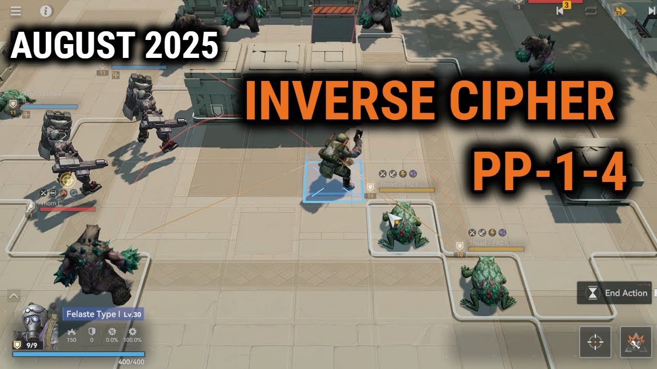[GFL2] Inverse Cipher (PP-1-4) August 2025 - Puzzle Simulation IV - YouTube