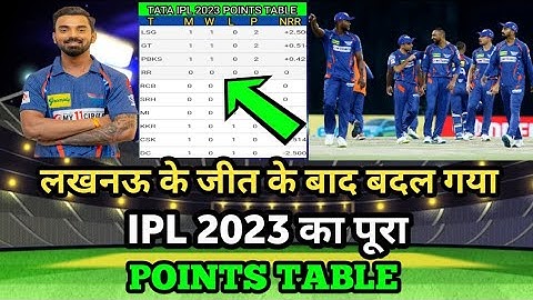 Ipl Points Table: LSG VS SRH | लखनऊ के धमाकेदार जीत  | LSG VS SRH After match points table #iplnews