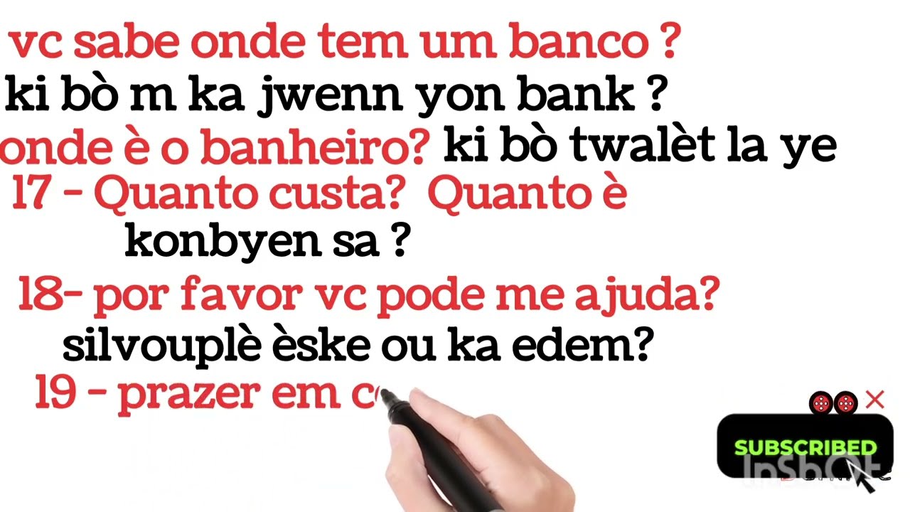 25 fraz pòtiguè ke tout moun  ta dwe konnen