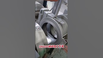 #cncmachine Yudu Specialized CNC milling machine for processing DN400 gate valve#valves #gatevalve