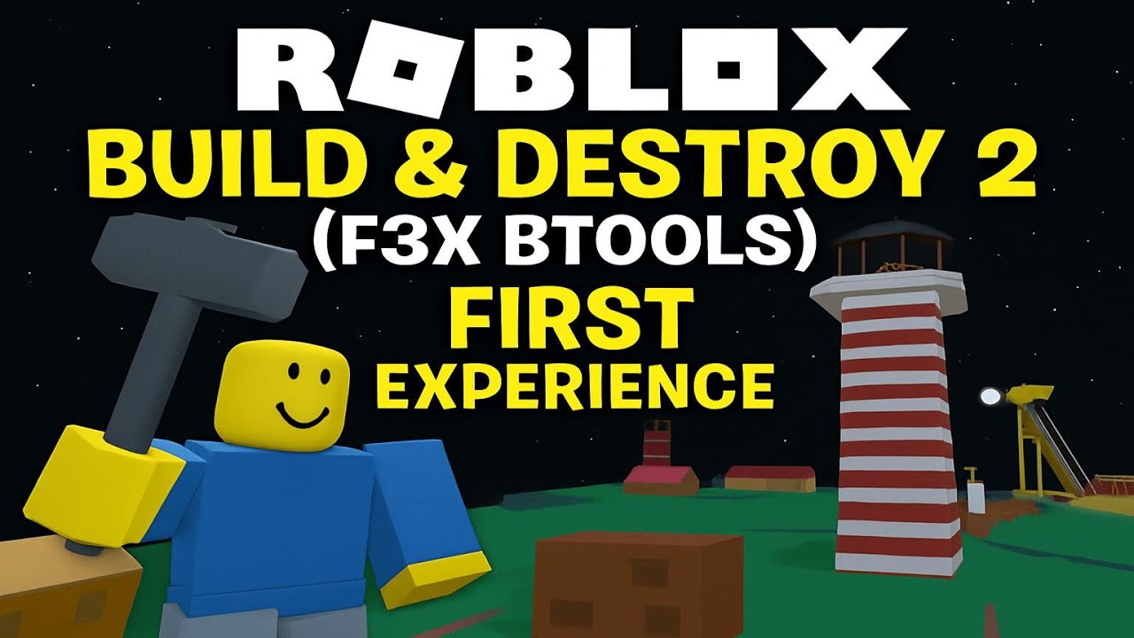 Miniatura video per Build &amp; Destroy 2 🔨 (F3X BTools) - Prima Esperienza | Roblox | Gameplay, Android